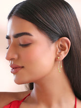 Yellow Chimes gold earrings - exquisite for formal events